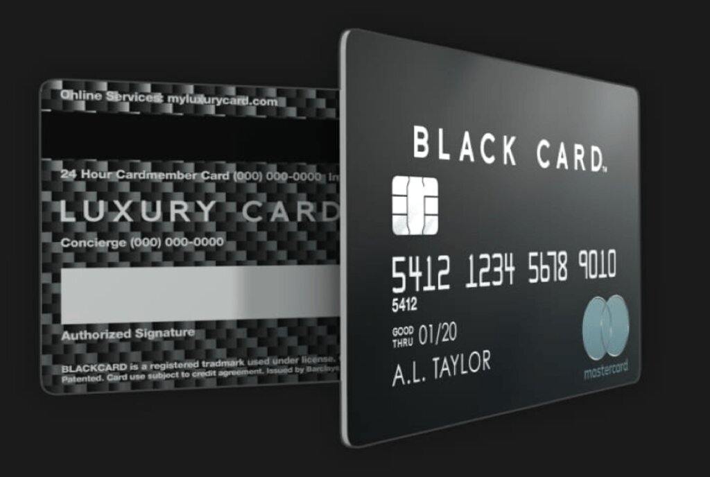 Black card 