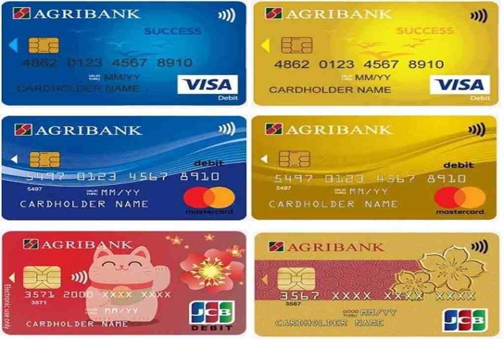 các loại thẻ atm của agribank