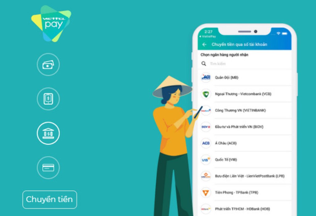 phí chuyển tiền Viettel