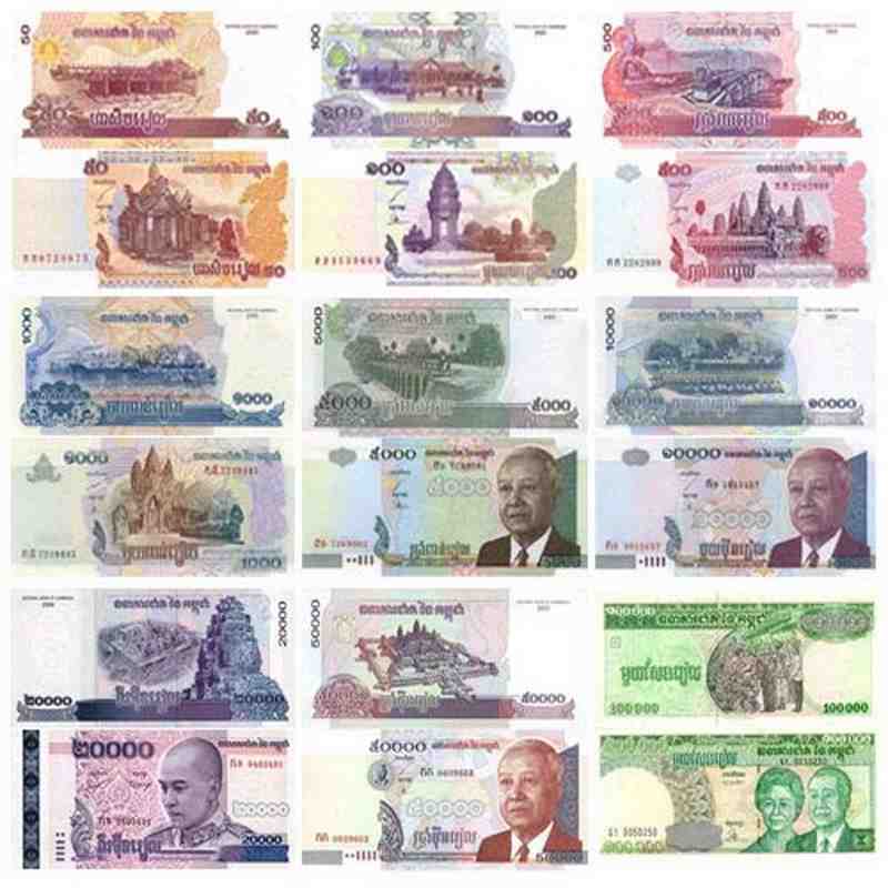 Các mệnh giá tiền Campuchia